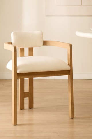 Cadeira em madeira de sungkai - 56 x 52 x 75 cm