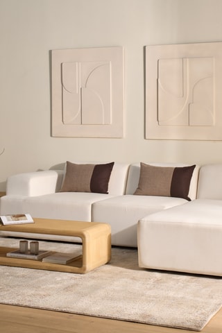 Mesa de centro em madeira de sungkai - 110 x 45 x 40 cm