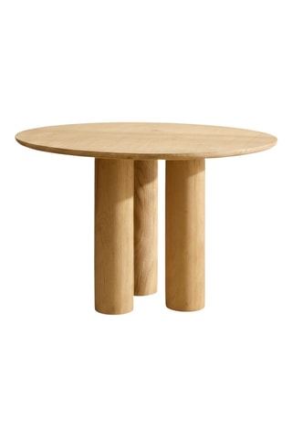 Mesa de refeição em madeira de sungkai - 135 x 135 x 76 cm