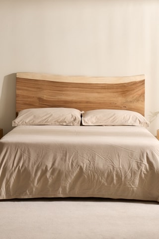 Mesa de apoio em madeira trembesi - 35 x 35 x 46 cm