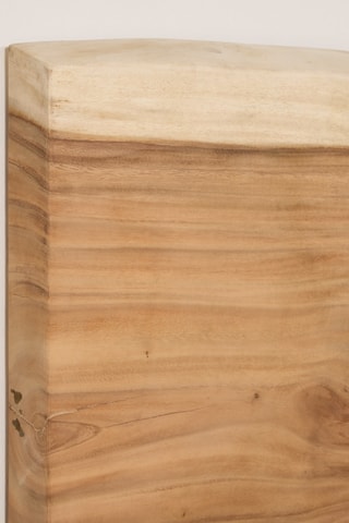 Cabeceira de cama em madeira de trembesi - 145 x 4 x 50-60 cm