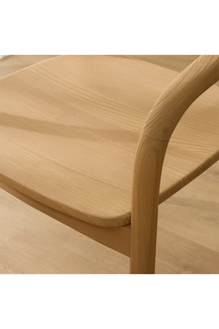 Cadeira em madeira de sungkai maciça - 54 x 77,5 x 54 cm