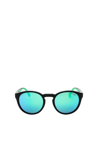 Óculos de sol homem - Lentes efeito espelhado - Categoria 3 - Carrera - Preto e verde