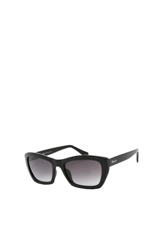 Óculos de sol - Categoria 3 - Mulher - Salvatore Ferragamo - Preto e cinzento