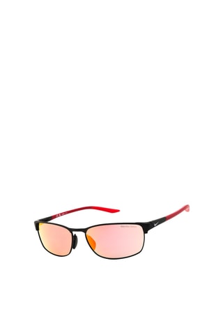 Lunettes de soleil - Verres effet miroir - Catégorie 3 - Homme - Nike - Noir et rouge