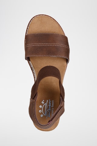 Sandales à talons compensées Desert Chill - Marron