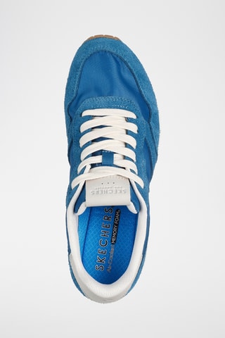 Baskets en cuir Uno - Bleu