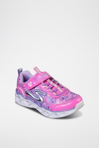 Baskets montantes Heart Lights - Rose