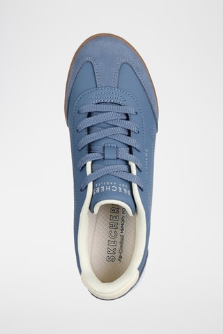 Baskets en cuir - Bleu