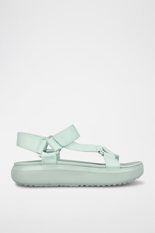 Sandales plateformes - Vert clair