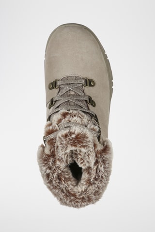 Bottines fourrées en cuir Trego - Taupe