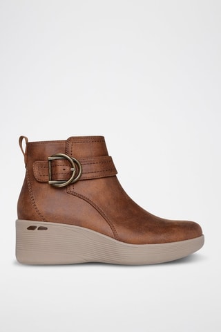 Bottines compensées Pier-Lite - Marron