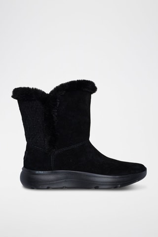Bottines fourrées en nubuck On-The-Go - Noir