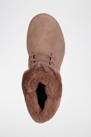 Bottines fourrées en cuir On-The-Go Joy - Marron