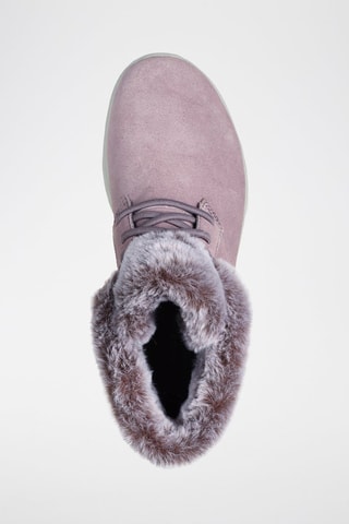 Bottines fourrées en cuir On-The-Go Joy - Rose