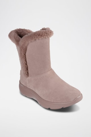 Bottines fourrées en cuir On-The-Go - Taupe