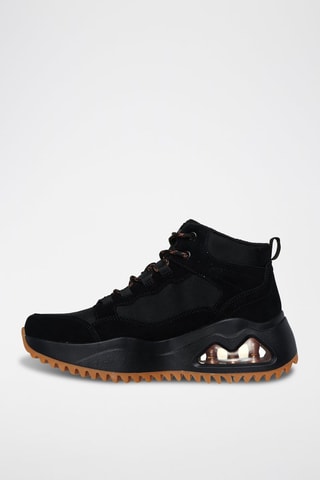 Baskets montantes en nubuck - Noir