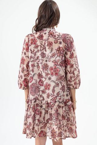Robe volantée - Rose