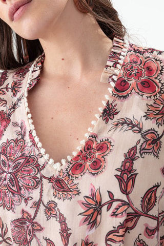 Robe volantée - Rose