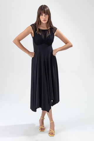 Robe midi - Noir