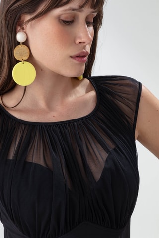 Robe midi - Noir