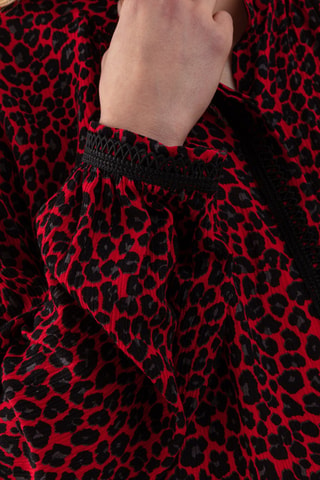 Chemise Gael - Noir et rouge