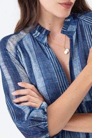 Robe trapèze - Bleu