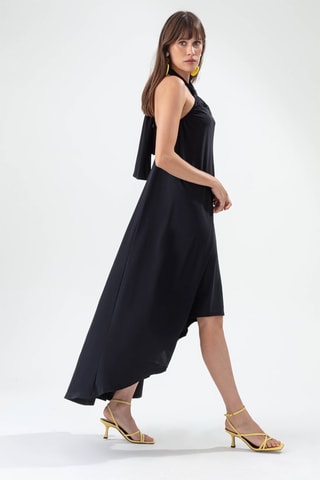Robe asymétrique - Noir