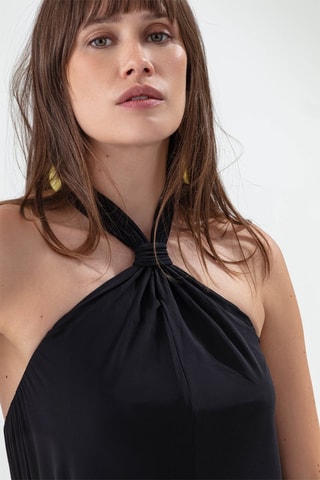 Robe asymétrique - Noir