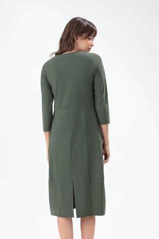 Robe midi - Vert