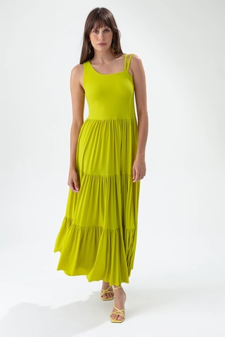 Robe longue - Vert