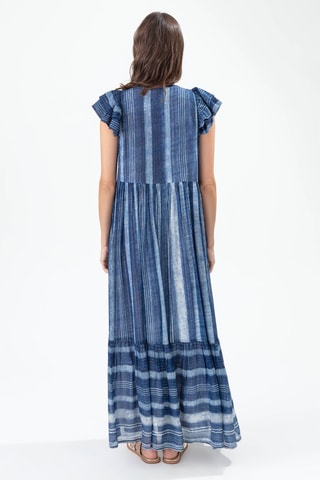 Robe longue - Bleu