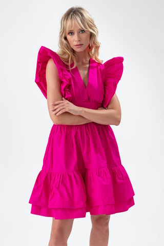 Robe volantée - Rose