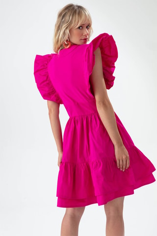 Robe volantée - Rose