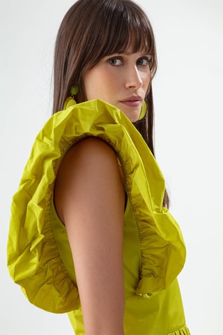 Robe volantée - Vert