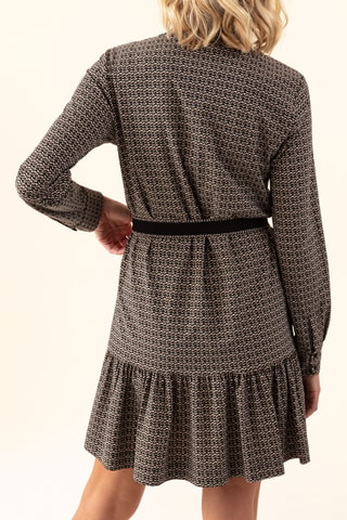 Robe Vicky - Noir et beige
