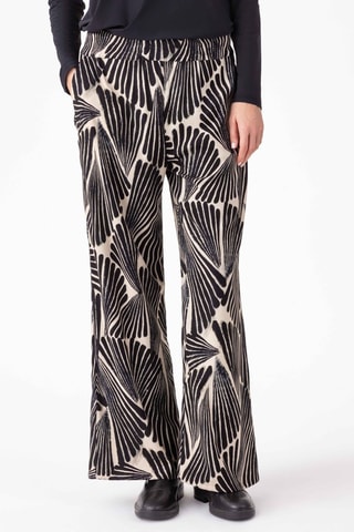 Pantalon - Beige et noir