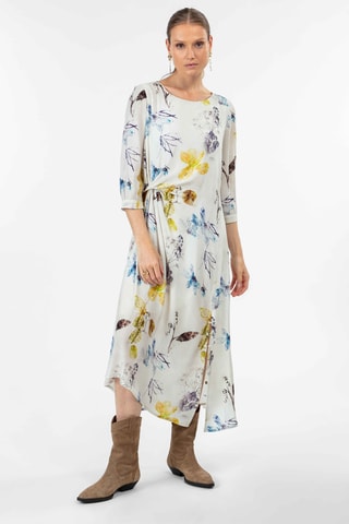 Robe midi - Blanc