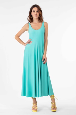 Robe midi Lara - Bleu