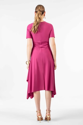 Robe asymétrique Leanne - Fuchsia