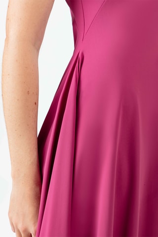 Robe asymétrique Leanne - Fuchsia