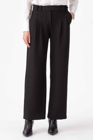 Pantalon wide legs - Noir