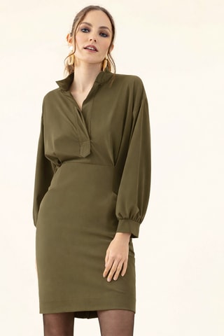 Robe chemise - Kaki
