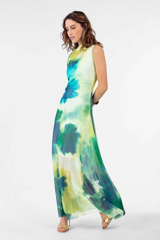 Robe longue Maya - Bleu