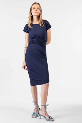Robe fourreau Alyssa - Bleu marine