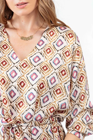 Robe portefeuille Isis - Multicolore