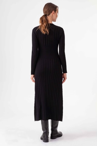 Robe en laine - Noir