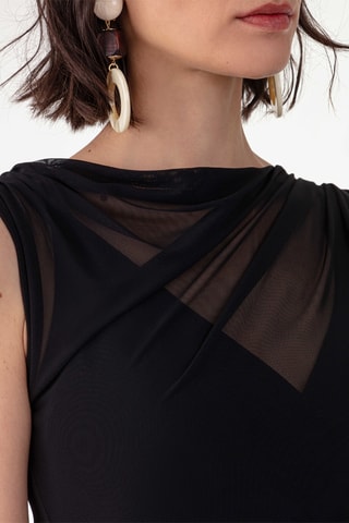 Robe longue Betanie - Noir