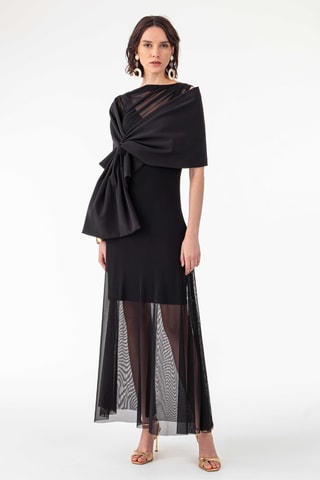 Robe longue Betanie - Noir