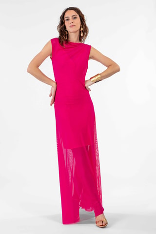 Robe longue Betanie - Fuchsia